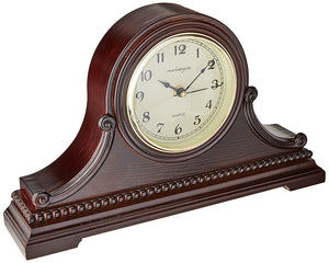 Decorative Wood Mantel Clock with Westminster Chimes - USA