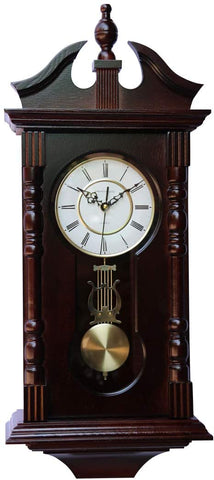 Grandfather Wood Wall Clock with Westminster Chimes USA